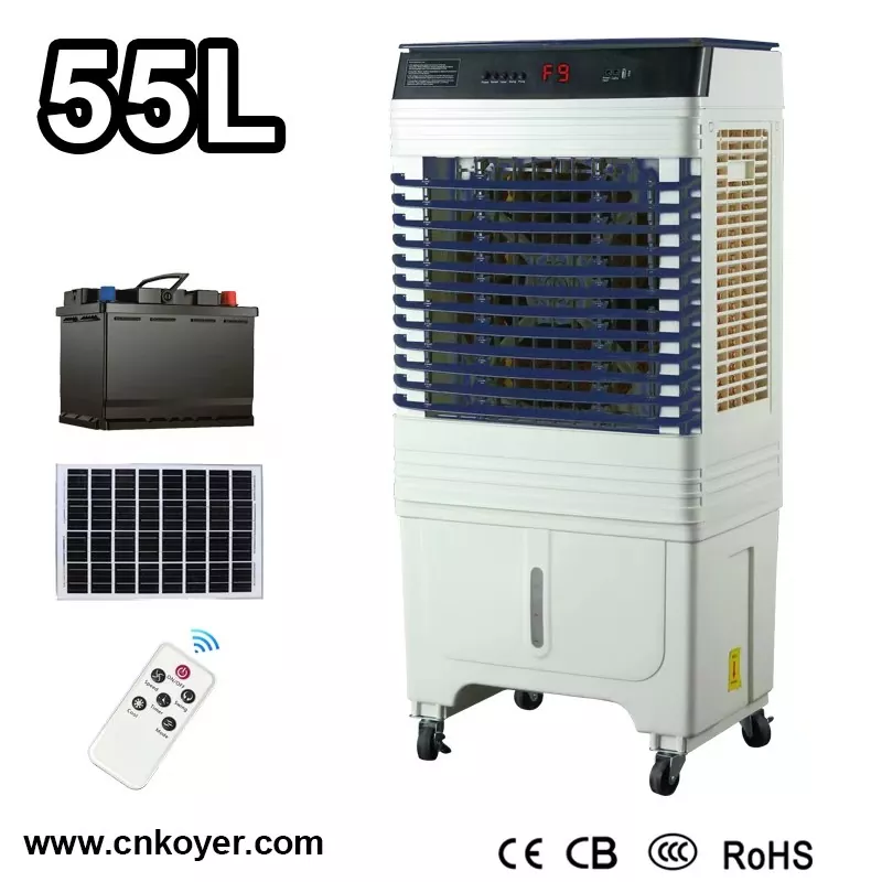 Älykäs ladattava ilmanjäähdyttimen tuuletin