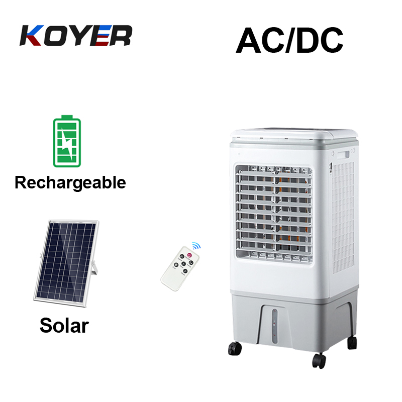 Ladattava AC DC ilmanjäähdyttimen tuuletin