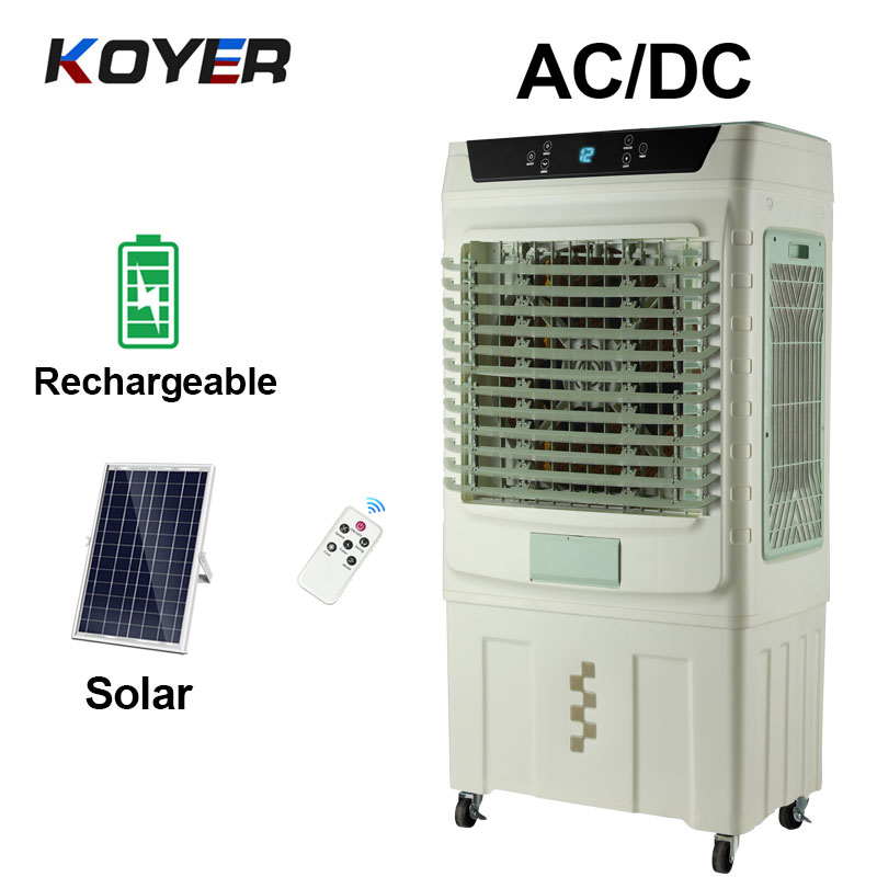 Kaukosäädin Solar Air Cooler tuuletin